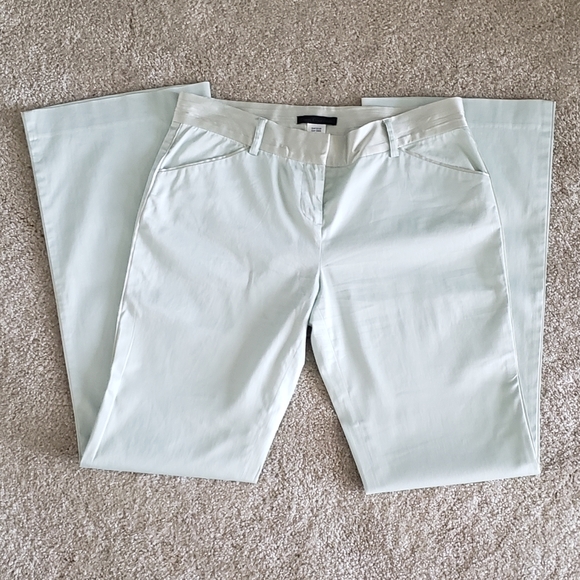 Guess Collection Mint Green Tuxedo Pants, Size 6 - Picture 2 of 6
